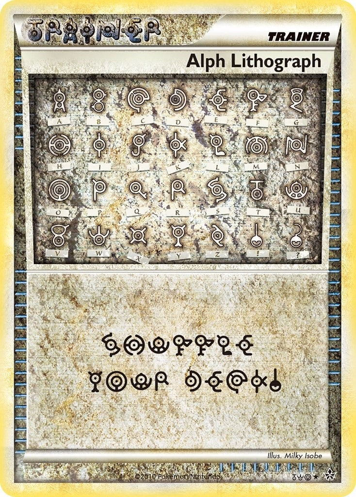 Image for Alph Lithograph (TWO) - Pokemon