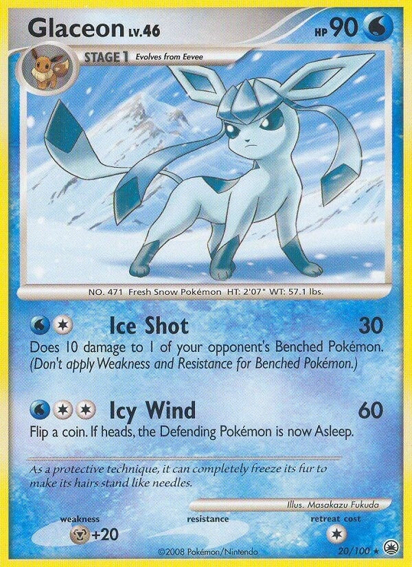 Image for Glaceon (20) (20/100) - Pokemon
