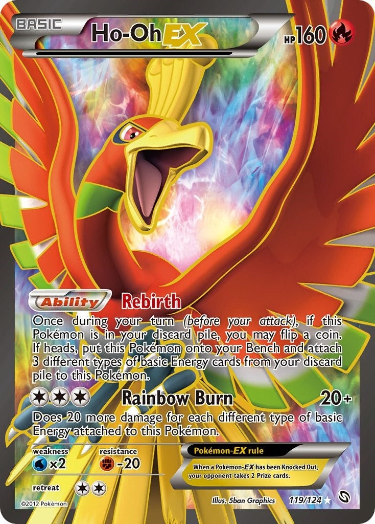 Image for Ho-Oh Ex (119 Full Art) (119/124) - Pokemon