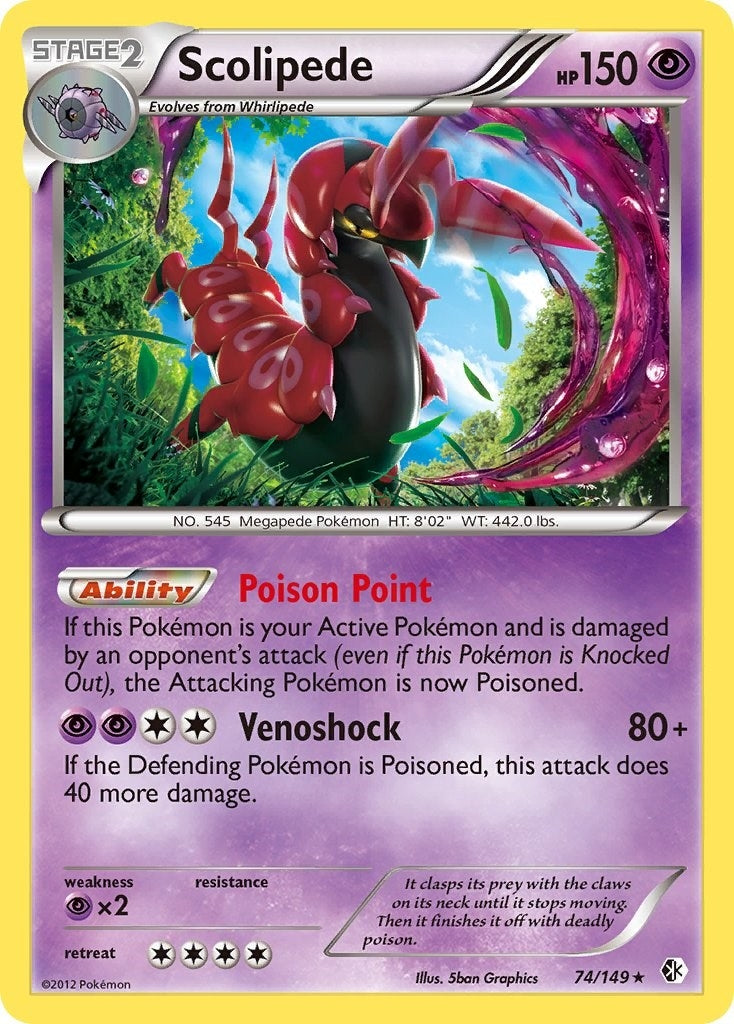 Image for Scolipede (74/149) - Pokemon