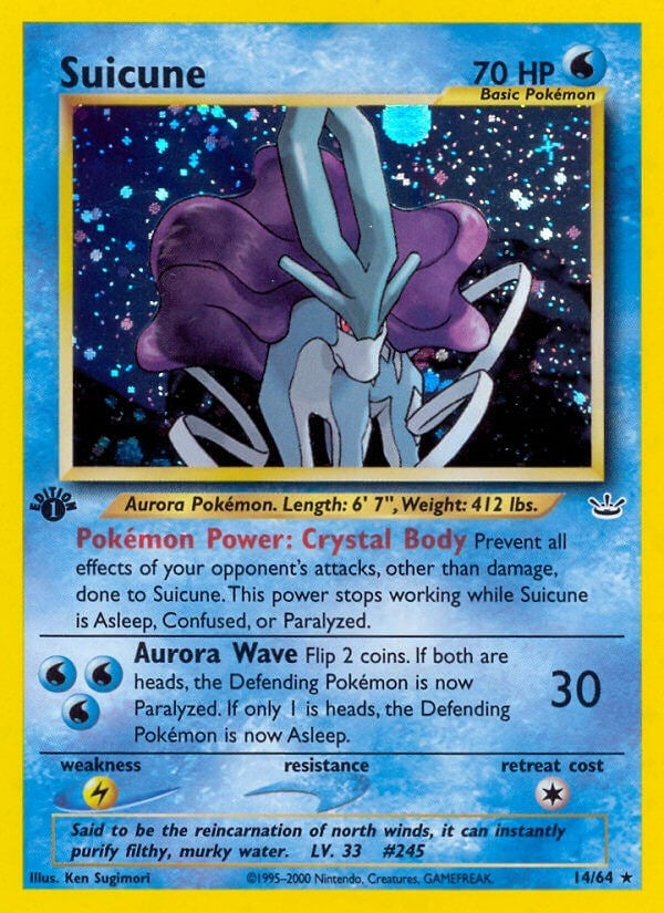 Image for Suicune (14) (14/64) - Pokemon