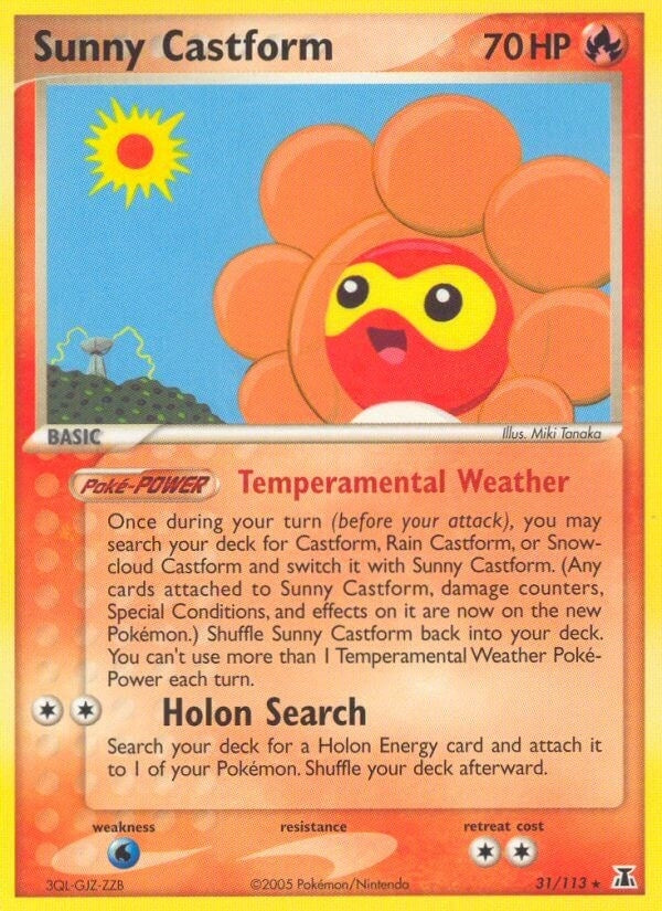 Image for Sunny Castform (31/113) - Pokemon