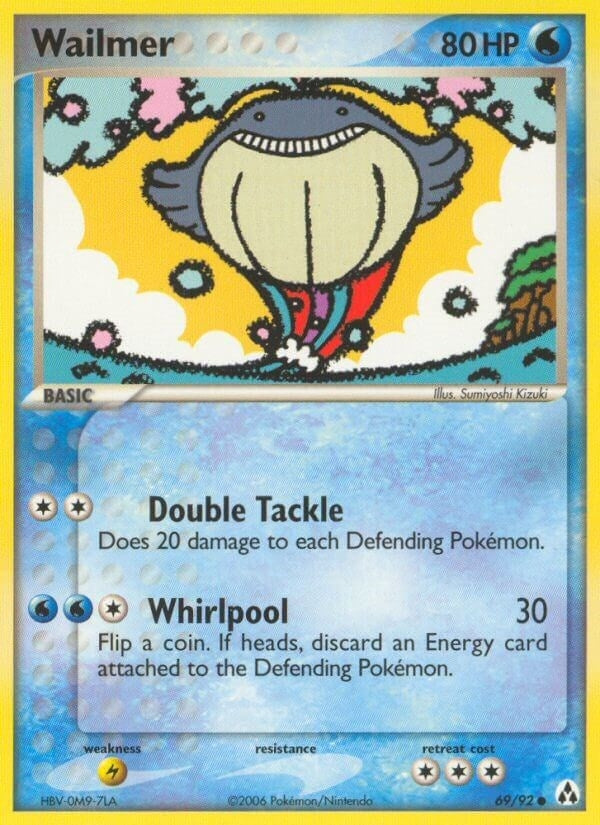 Image for Wailmer (69/92) - Pokemon
