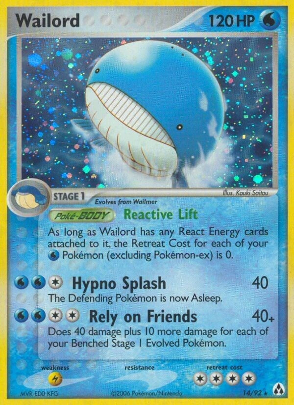 Image for Wailord (14/92) - Pokemon