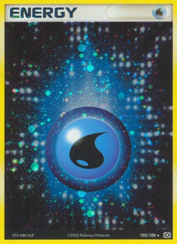 Image for Water Energy (103/106) - Pokemon