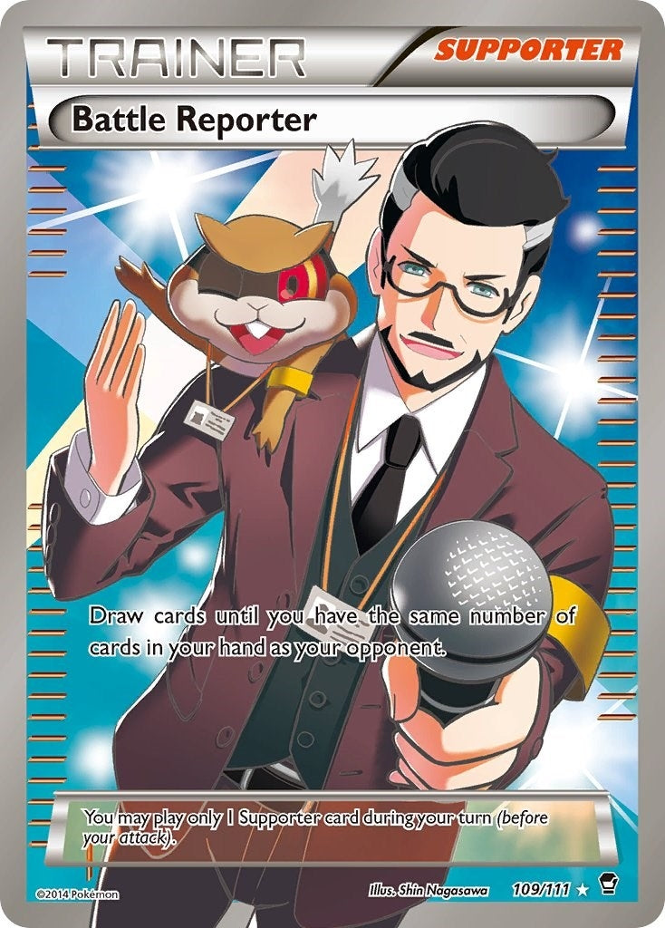 Image for Battle Reporter (109 Full Art) (109/111) - Pokemon
