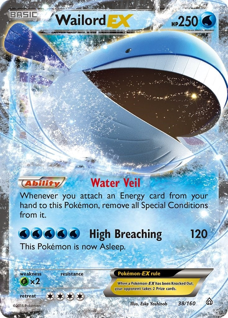 Image for Wailord EX (38/160) - Pokemon