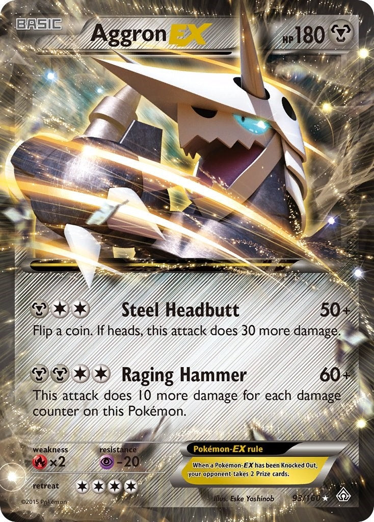 Image for Aggron EX (93/160) - Pokemon