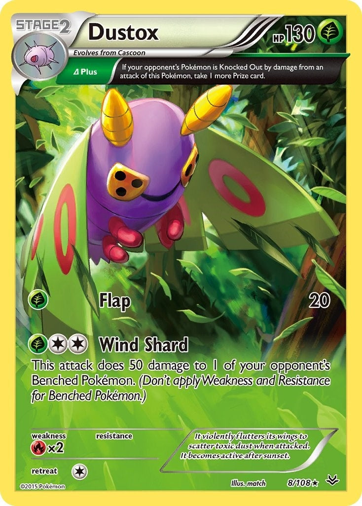 Image for Dustox (8 Delta) (8/108) - Pokemon