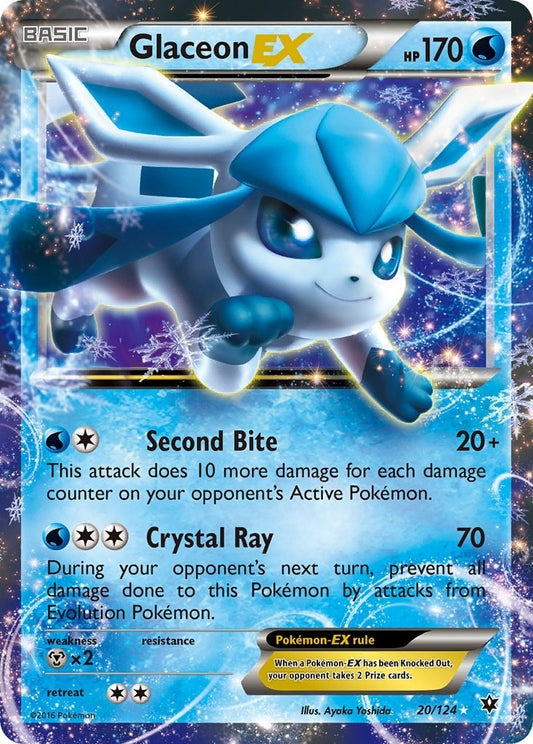 Image for Glaceon EX (20/124) - Pokemon