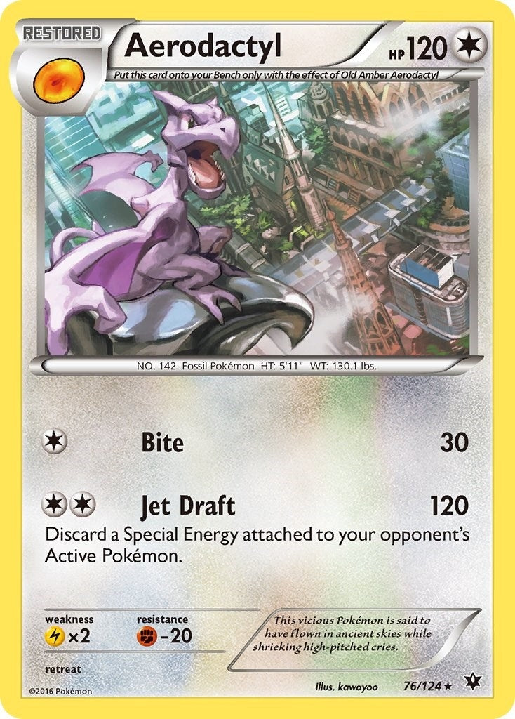 Image for Aerodactyl (76/124) - Pokemon
