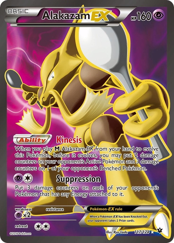 Image for Alakazam EX (Full Art) (117/124) - Pokemon