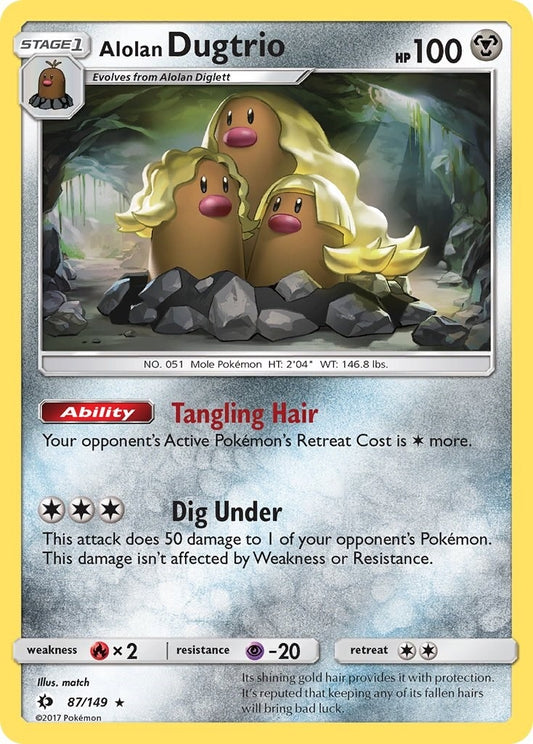Image for Alolan Dugtrio (87/149) - Pokemon