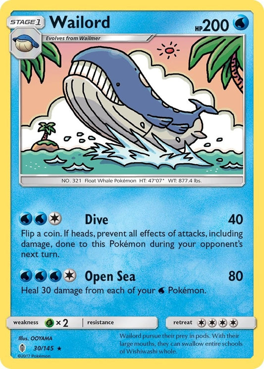 Image for Wailord (30/145) - Pokemon