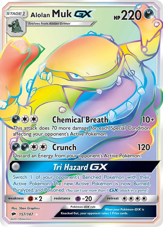 Image for Alolan Muk GX (Secret) (157/147) - Pokemon