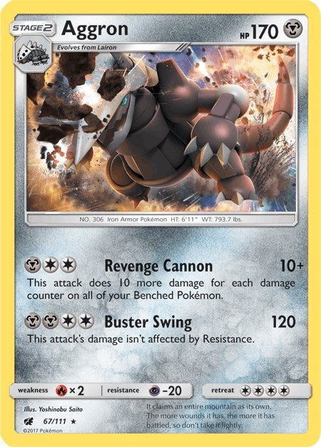 Image for Aggron (67/111) - Pokemon