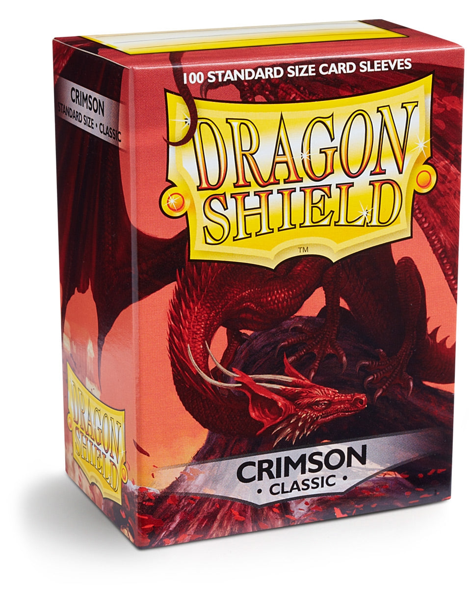 Image for Dragon Shield Classic - Crimson (100-Pack) - Card Sleeves