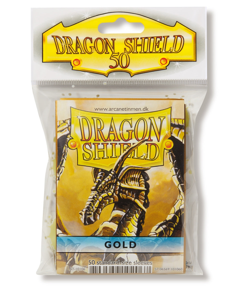 Image for Dragon Shield Classic - Gold (50-Pack) - Card Sleeves