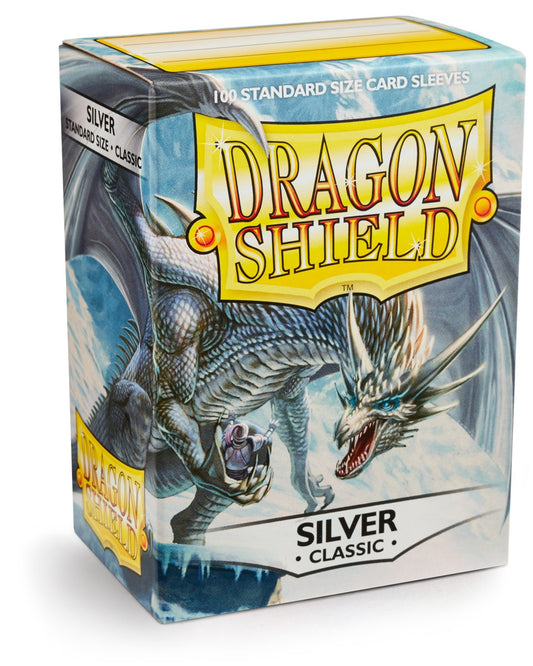 Image for Dragon Shield Classic - Silver (100-Pack) - Card Sleeves