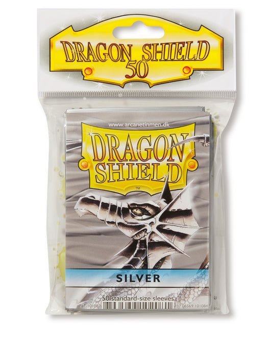 Image for Dragon Shield Classic - Silver (50-Pack) - Card Sleeves