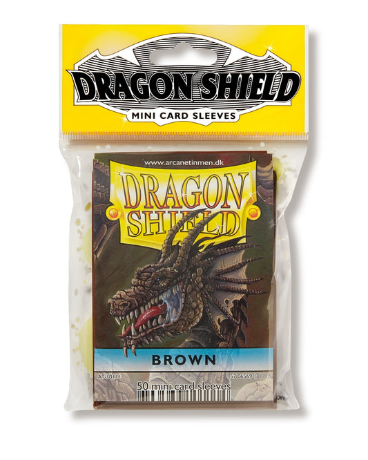 Dragon Shield Japanese Sleeves - Brown (50-Pack)