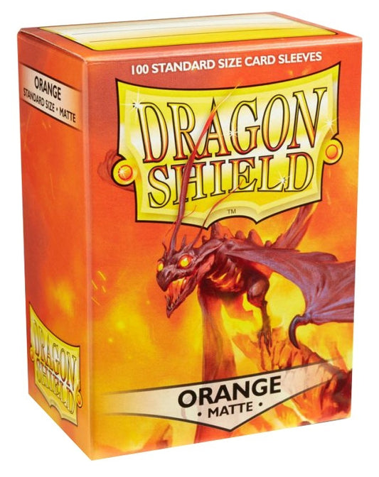 Image for Dragon Shield Matte Sleeves - Orange (100-Pack) - Card Sleeves