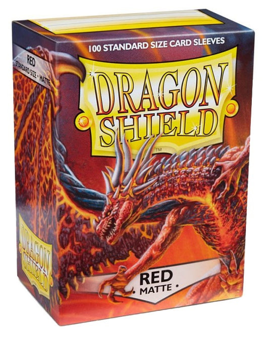 Image for Dragon Shield Matte Sleeves - Red (100-Pack) - Card Sleeves