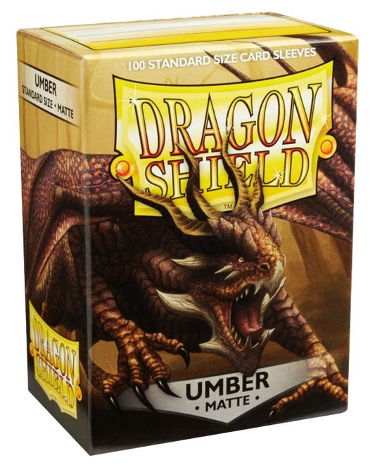 Image for Dragon Shield Matte Sleeves - Umber Teranha (100-Pack) - Card Sleeves