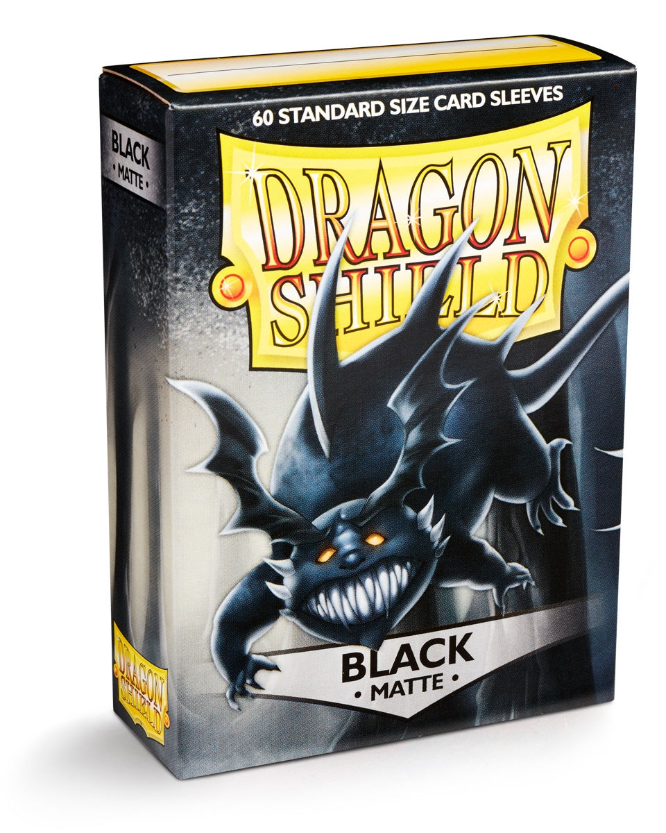 Image for Dragon Shield Matte Sleeves - Black (60-Pack) - Card Sleeves