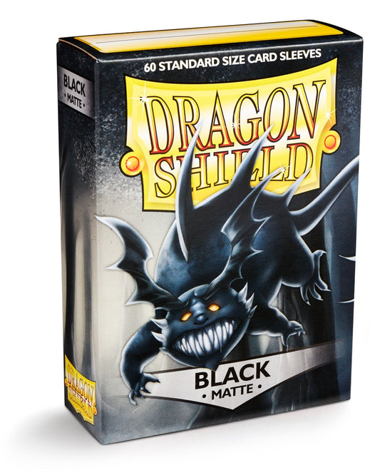 Image for Dragon Shield Matte Sleeves - Black (60-Pack) - Card Sleeves