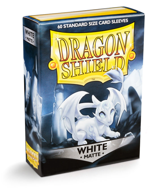 Image for Dragon Shield Matte Sleeves - White (60-Pack) - Card Sleeves