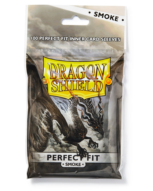 Image for Dragon Shield Perfect Fit - Clear/Smoke (100-Pack) - Card Sleeves