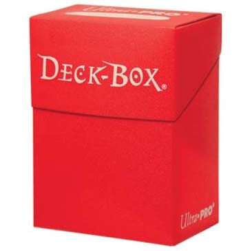 Image for Deck Box - Red - Deck Boxes