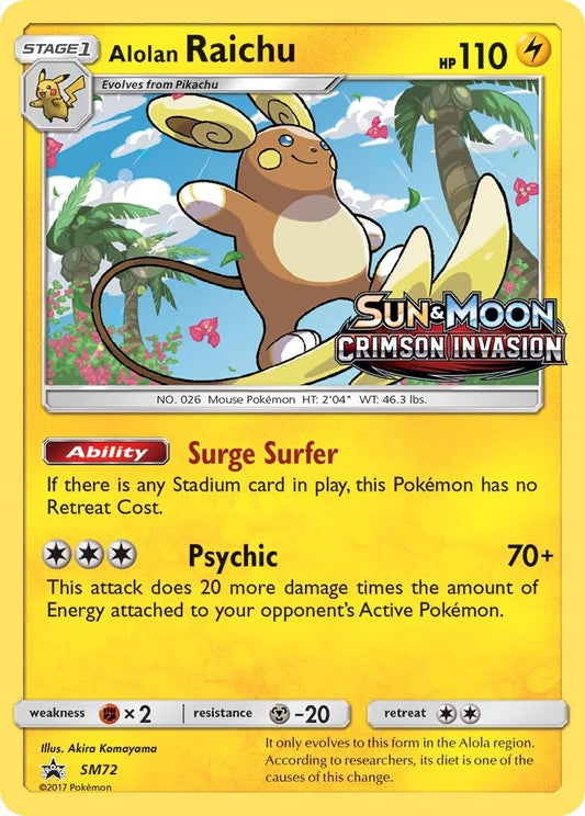 Image for Alolan Raichu - SM72 (Prerelease) (SM72) - Pokemon