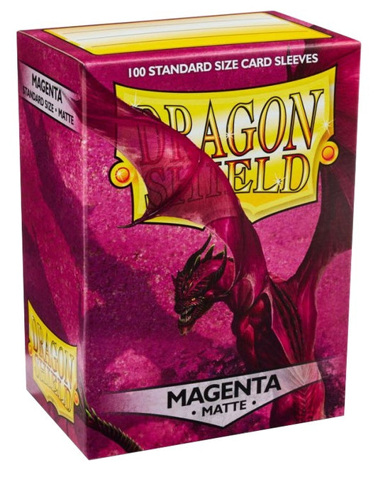 Image for Dragon Shield Matte Sleeves - Magenta (100-Pack) - Card Sleeves
