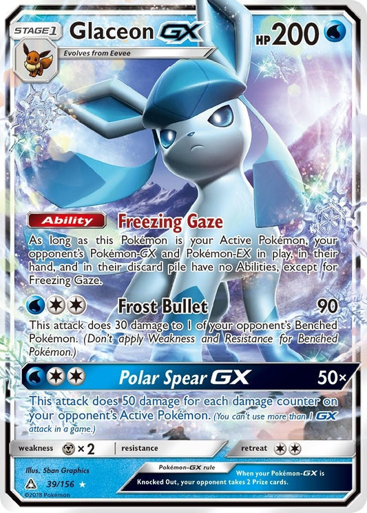 Image for Glaceon GX (39/156) - Pokemon
