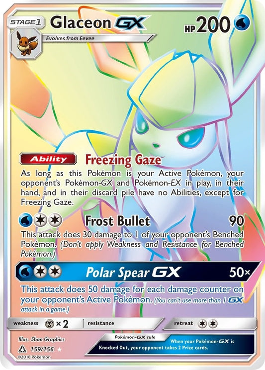 Image for Glaceon GX (Secret Rare) (159/156) - Pokemon