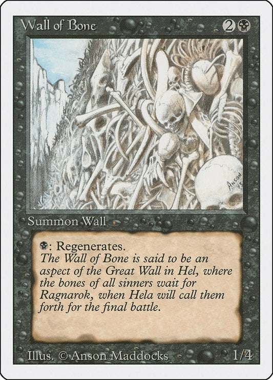 Image for Wall of Bone - Magic: The Gathering