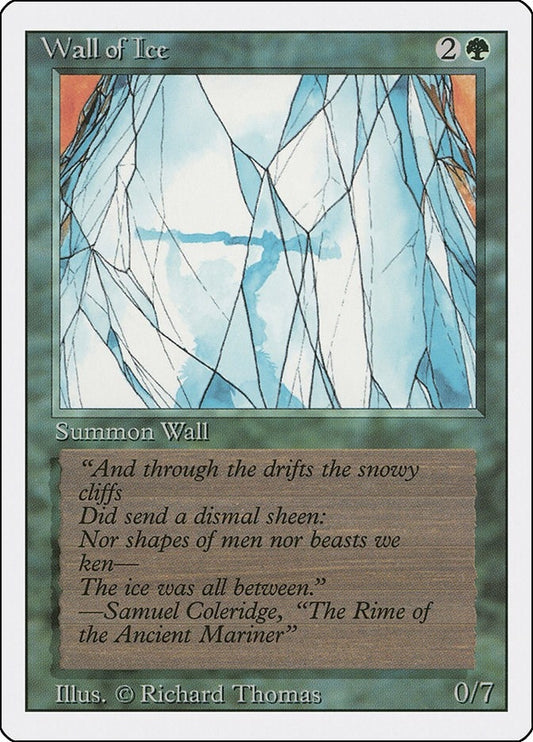Image for Wall of Ice - Magic: The Gathering