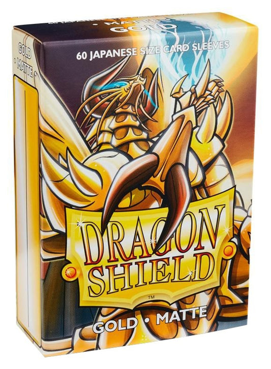 Image for Dragon Shield Matte Japanese Sleeves - Gold (60-Pack) - Card Sleeves