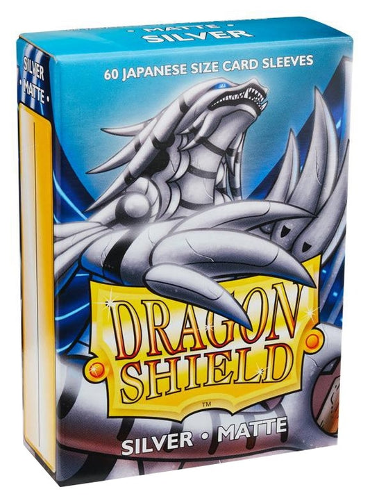 Image for Dragon Shield Matte Japanese Sleeves - Silver (60-Pack) - Card Sleeves