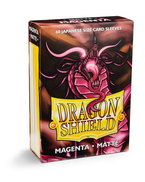 Image for Dragon Shield Matte Japanese Sleeves - Magenta (60-Pack) - Card Sleeves