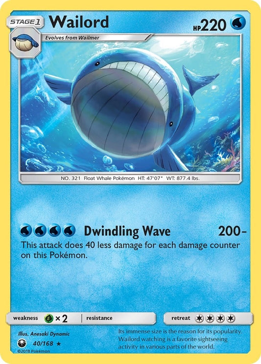 Image for Wailord (40/168) - Pokemon