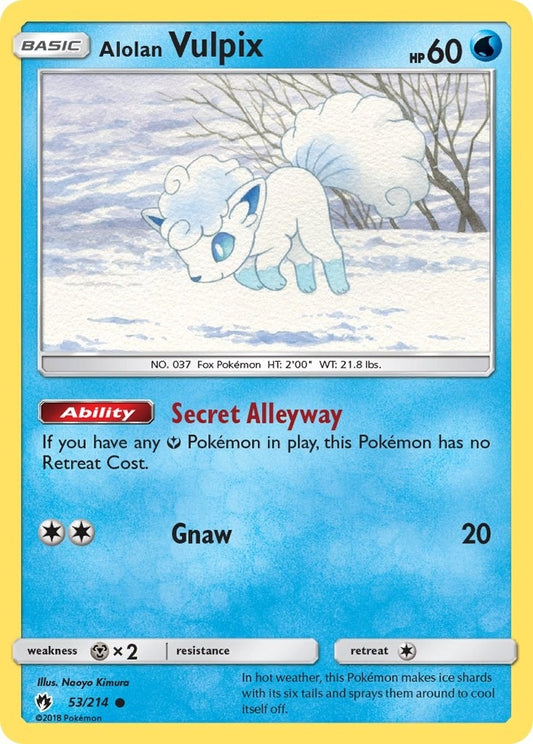 Image for Alolan Vulpix (53/214) - Pokemon