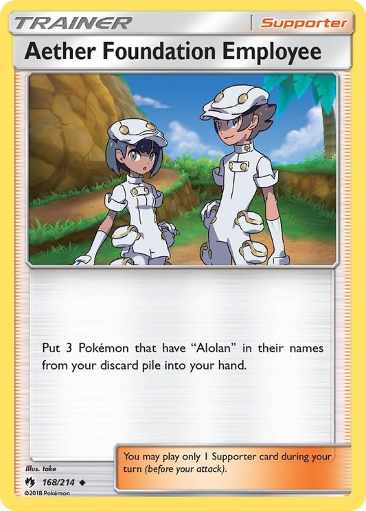 Image for Aether Foundation Employee (168/214) - Pokemon