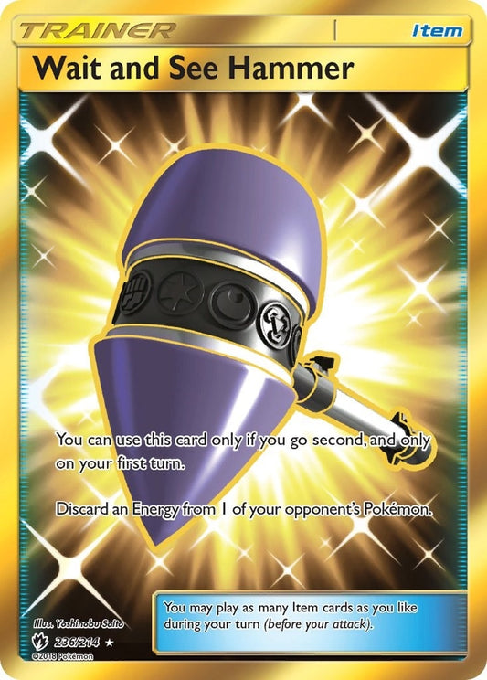Image for Wait and See Hammer (Secret) (236/214) - Pokemon