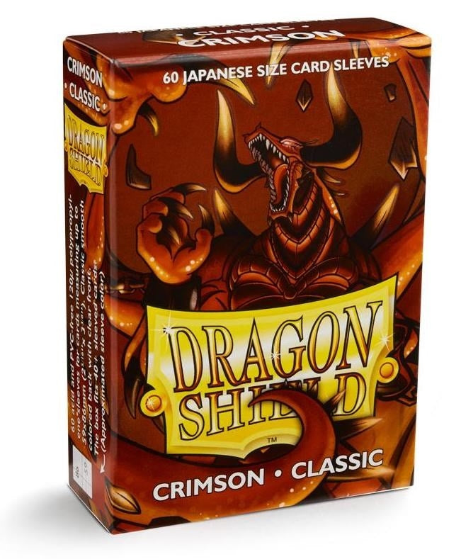 Image for Dragon Shield Classic Japanese Sleeves - Crimson (60-Pack) - Card Sleeves