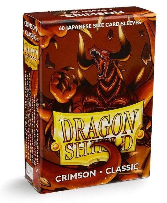 Image for Dragon Shield Classic Japanese Sleeves - Crimson (60-Pack) - Card Sleeves