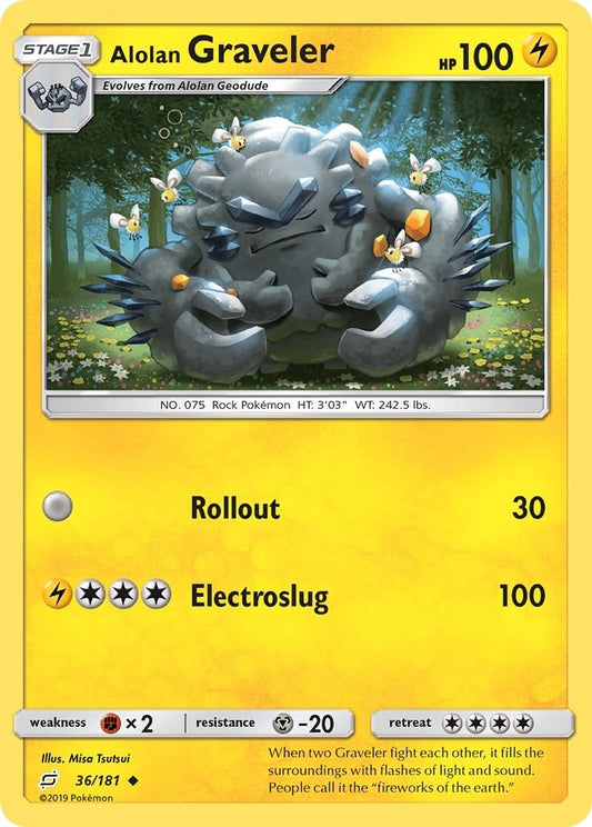 Image for Alolan Graveler (36/181) - Pokemon