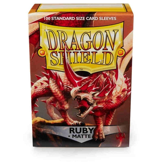 Image for Dragon Shield Matte Sleeves - Ruby (100-Pack) - Card Sleeves